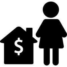 Woman with mortgage