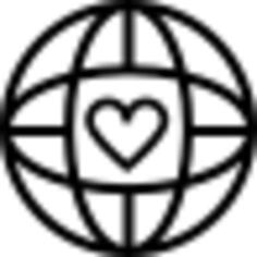 Heart in Earth grid