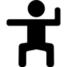 Man Exercising Legs and Arms
