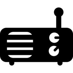 Radio transmitter with controls