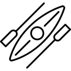 Kayak top view