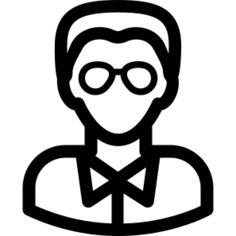 Man with Glasses