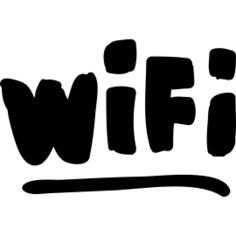 Wifi handmade symbol