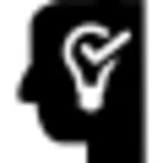 Verified idea lightbulb in man head