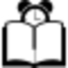 Book and clock