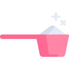 Laundry detergent measuring spoon