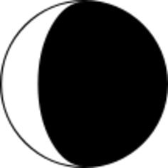Moon phase symbol