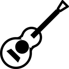Guitar of classical type