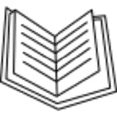 Book with opened pages