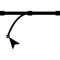 Modifying a straight line into a curve