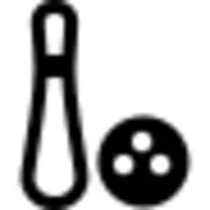 Bowling pin and ball