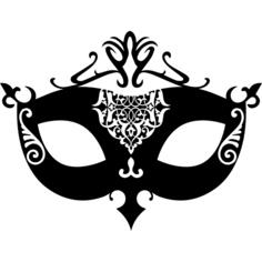 装饰女性狂欢节面具