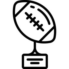 American Football Trophey