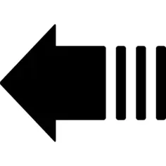 Left black arrow variant