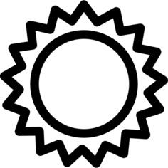 Shining sun