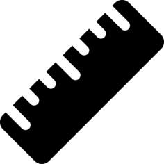 Ruler or comb diagonal tool