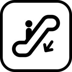 Escalator Going Down