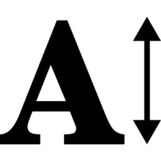 字母大小调整