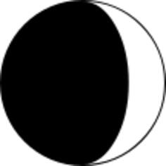 Moon phase symbol