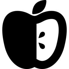Half apple