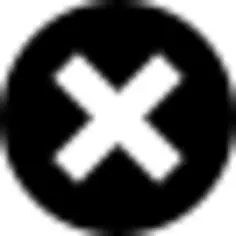 Close or erase cross circular button for interface