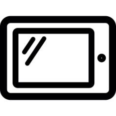 Horizontal Tablet Screen