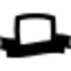 Award symbol of a shield and a banner