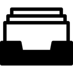 Inbox with Three Letters