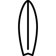 冲浪板与线