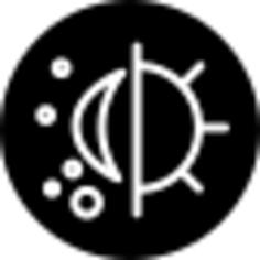 Day and night surveillance symbol