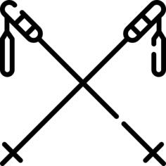 Ski poles