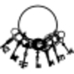 Keys hanging of a circle in a group of seven