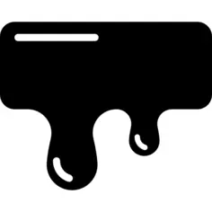 Paint Drops On Rectangle