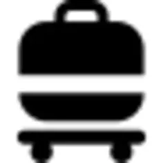 Hotel luggage trolley