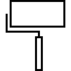 Big paint roller brush