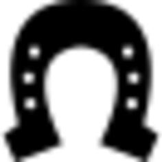 Horseshoe shape with six small holes