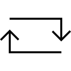 Rectangular refresh arrows