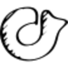 Rdio sketched logo outline