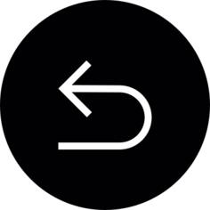 Curved Left Arrow Button