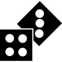 Two Casino Dices