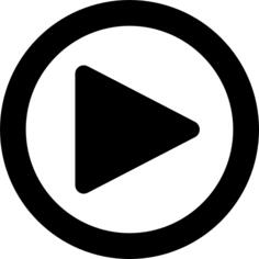 Round Play button