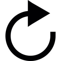 Realoading black arrow