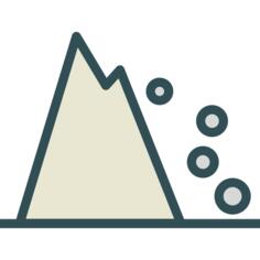 Falling debris