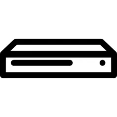 Dvd player outline