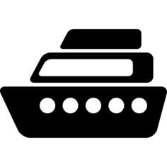 Yacht side view