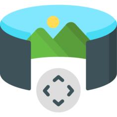 360 degrees