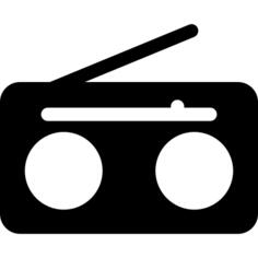 Radio with Antenna Pointing Right