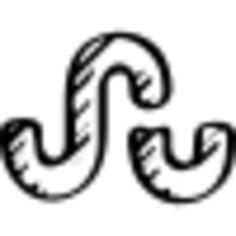 Stumbleupon sketched social logo outline interface symbol