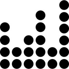 Sound bars formed by small circles