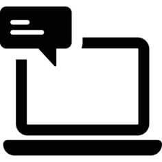 Message On Laptop